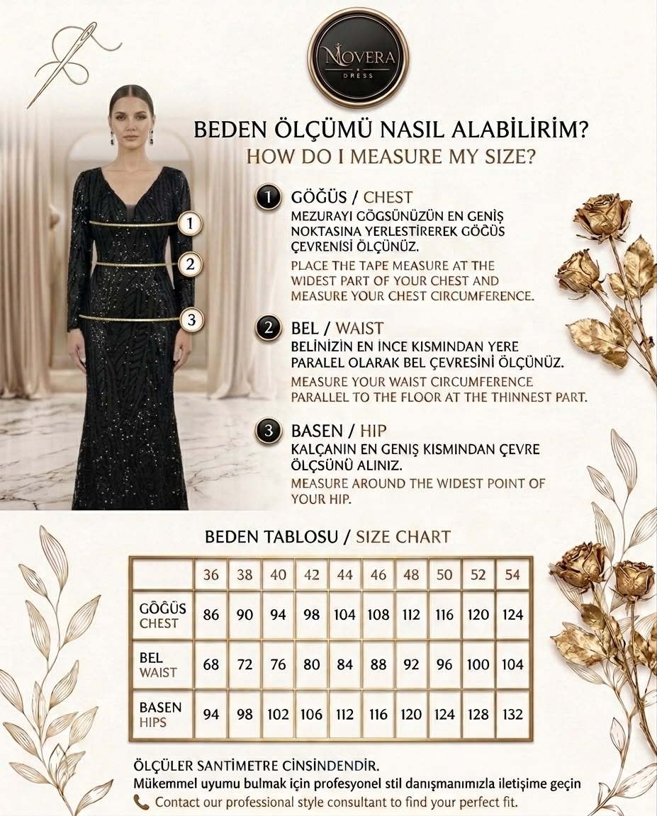 Lacivert V yaka Ay Kol Kristal Taş Saçak Detaylı Abiye Elbise